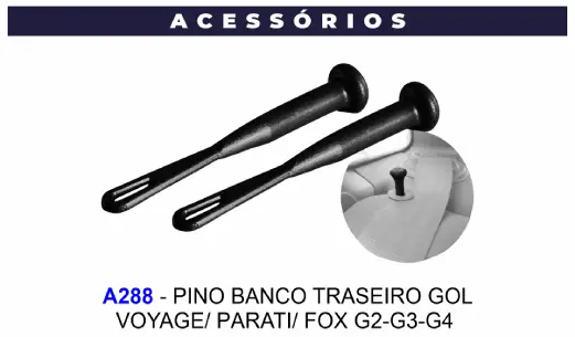 Pino Banco Traseiro Gol A288