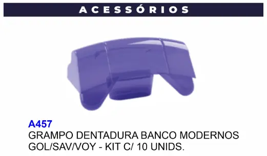 GRAMPO DENTADURA A457