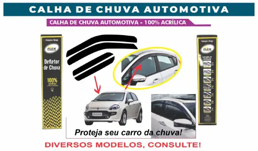 CALHA DE CHUVA AUTOMOTIVA