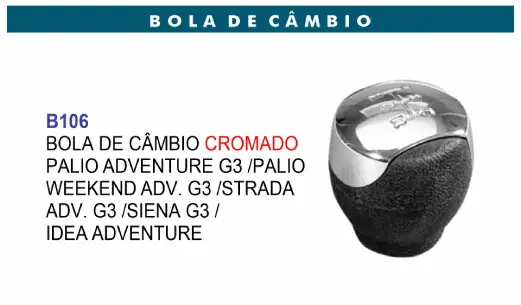 BOLA DE CÂMBIO B106
