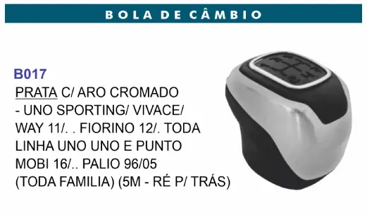 BOLA DE CÂMBIO B017